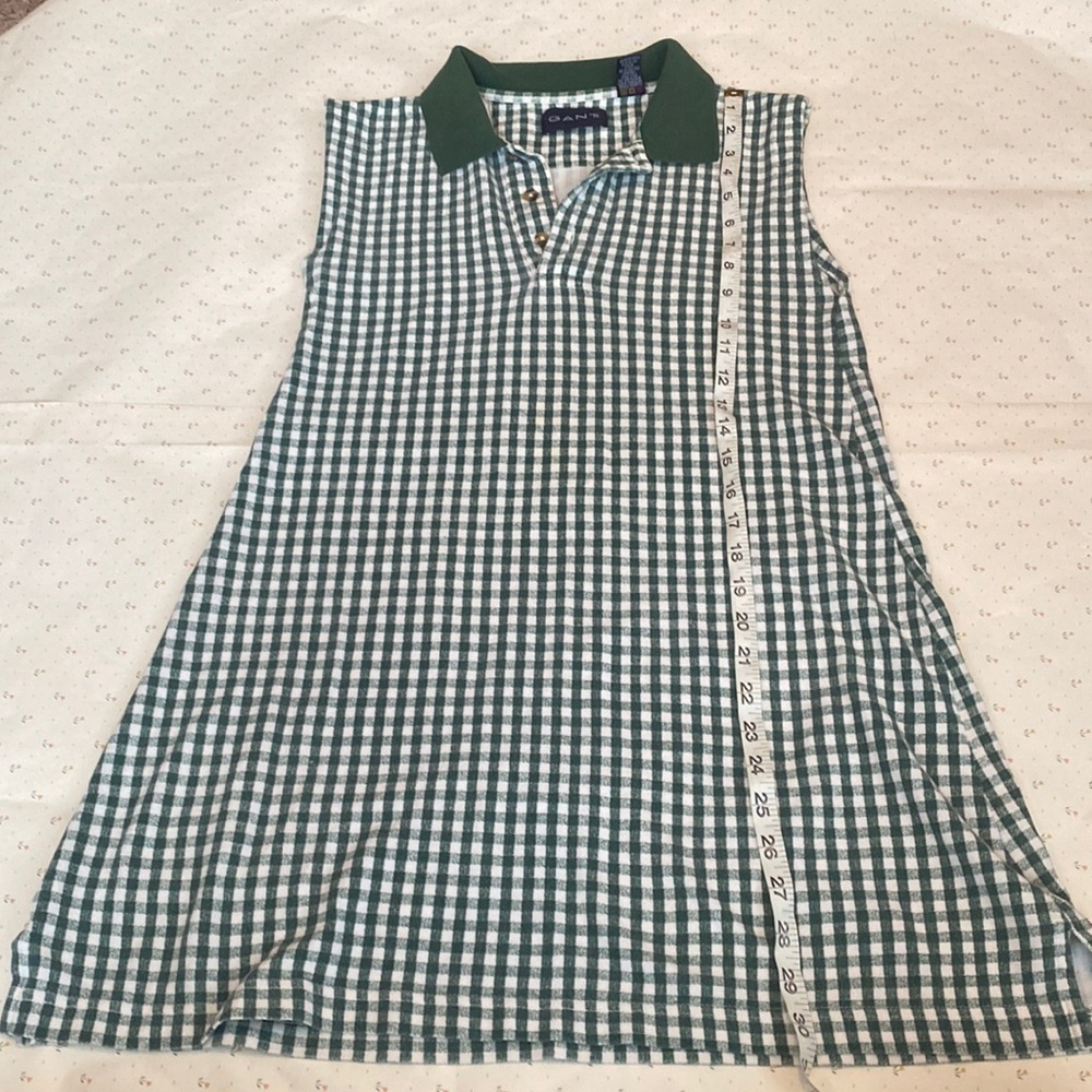 Plaid mini dress with a cute collar